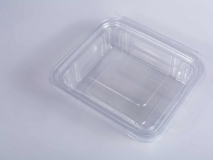 32oz Tamper Proof Plastic Hinged Container~Tamper Proof Plastic Container